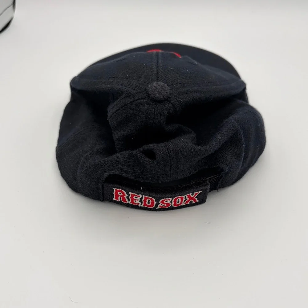 Twins Enterprise Boston Red Sox Baseball Hat Mens OSFA Navy Blue Wool Blend